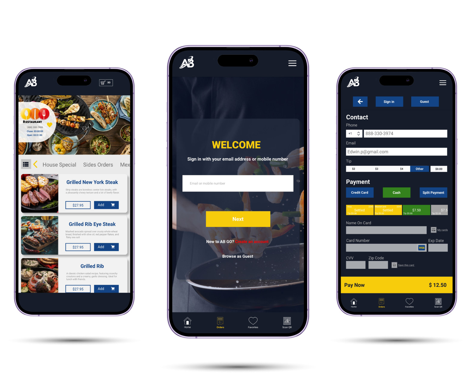 Telephones with AB GO