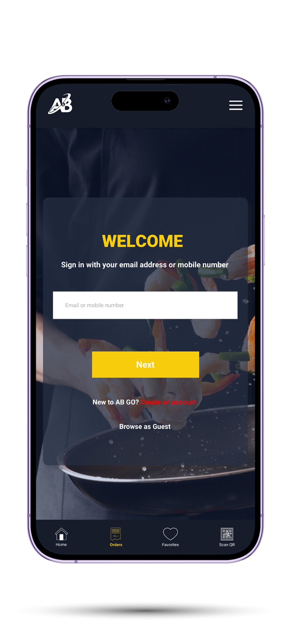 Phone with AB GO image1